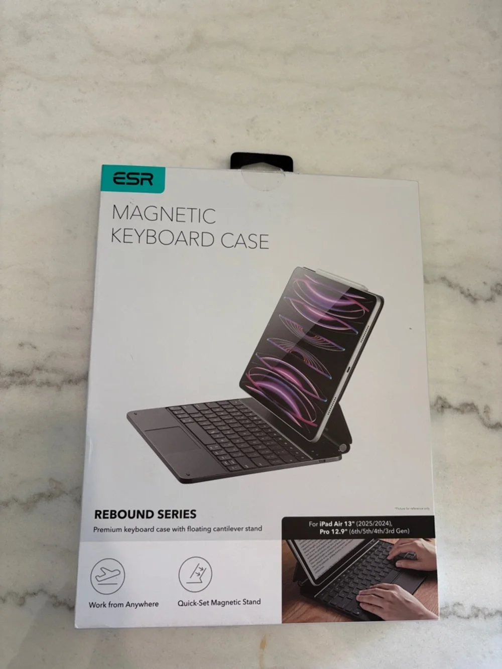 ESR Rebound Series iPad Air 13 inch and iPad Pro 12.9 inch Case Keyboard